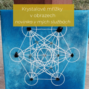 Krystalová mřížka v obraze 20 x 20 cm NA OBJEDNÁNÍ